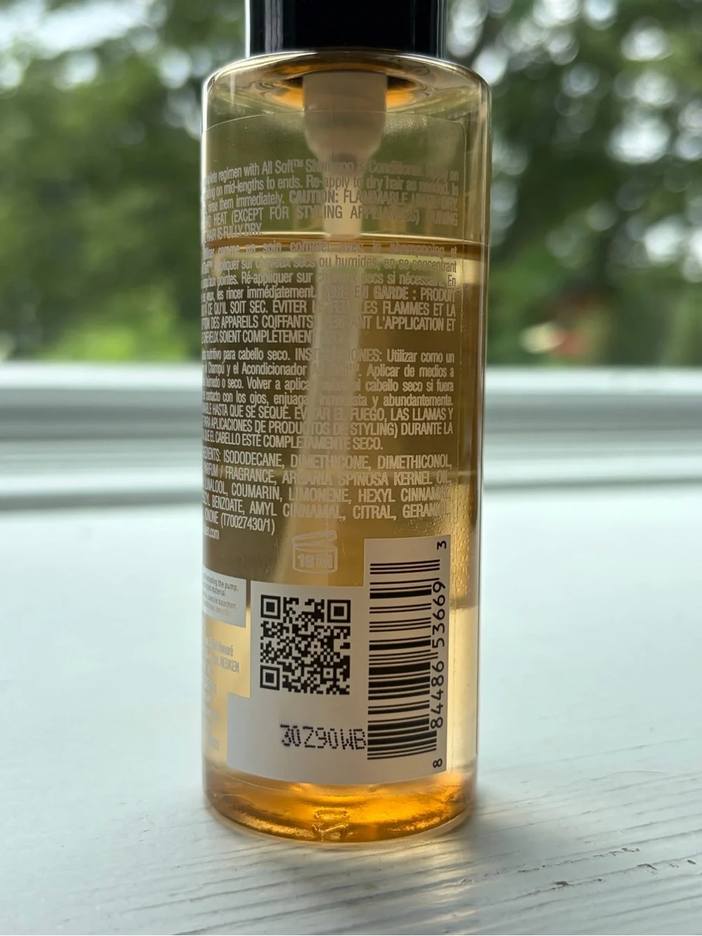 2/$30! Redken All Soft Argan-6 Oil- 3/4 full